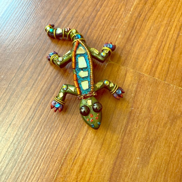 🦎 🦎 Wonderful Lizard brooch!! Lovely - Picture 2 of 3